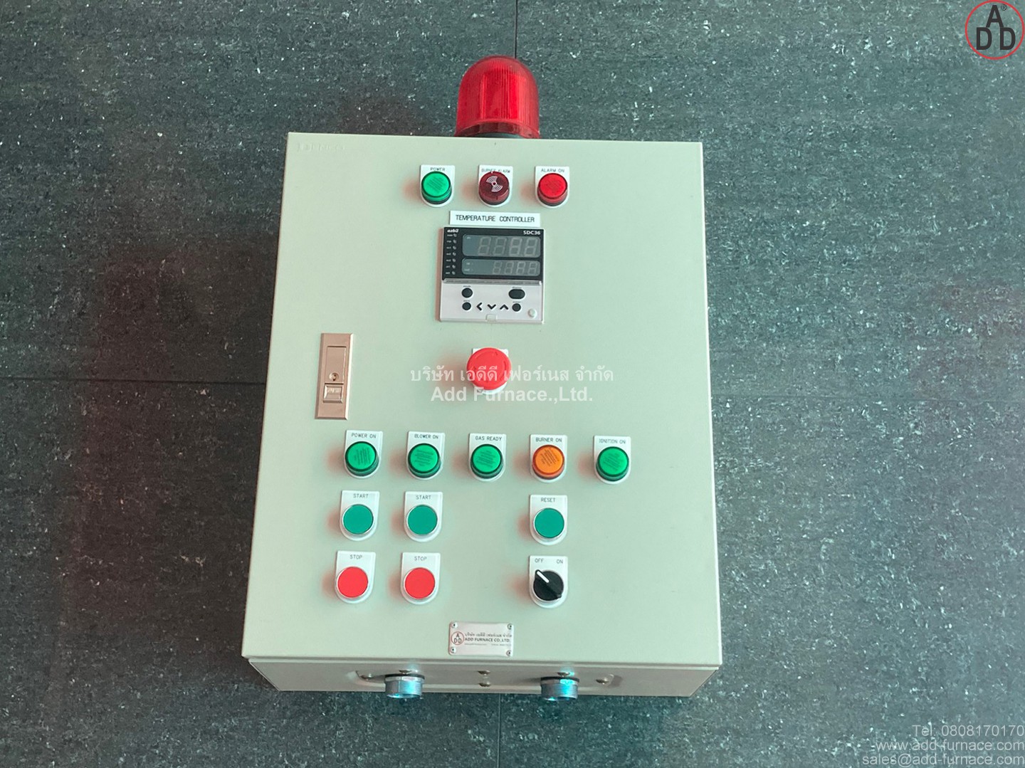 Gas Burner RAH40,80,120,160 Temperature Control Box Separate Out Burner Controller
 (9)